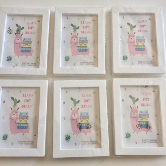 NEW PHOTO FRAMES WHITE 6 PACK - Picture 2 of 8